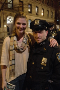 Picture of My Daughter with a Police Officer